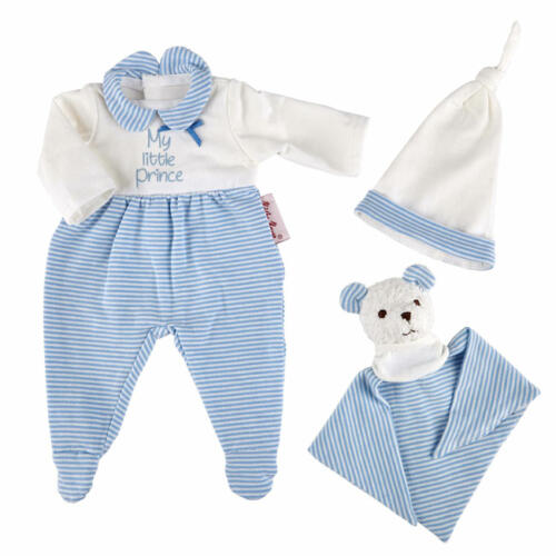 Käthe Kruse Strampler-Set Little Prince für Babypuppen, 30-33cm