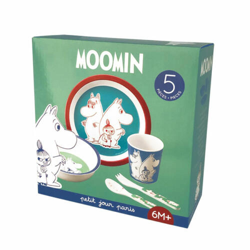 Petit Jour Paris Geschirr Set, Moomin, Melamin, 5-teilig – Bild 2