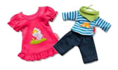Kleidung für Babypuppen 20-22cm