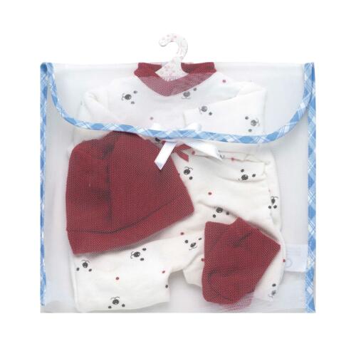Llorens Pyjamaset mit Mütze für Babypuppen, 40-42cm – Bild 2