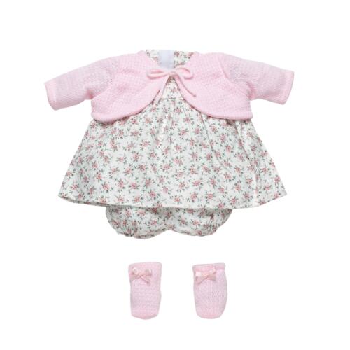 Llorens Puppenkleid Rosen Set