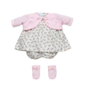 Llorens Puppenkleid Rosen Set