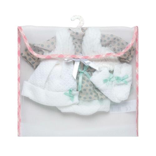 Llorens Kleiderset Pünktchen für Babypuppen, 35-38cm – Bild 2