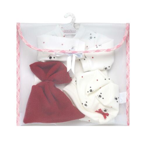 Llorens Pyjamaset mit Kuscheltuch für Babypuppen, 35-38cm – Bild 2