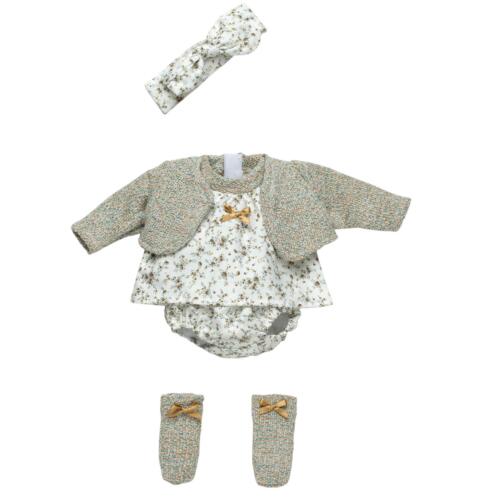 Llorens Puppenkleid Blumen
