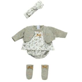Llorens Puppenkleid Blumen