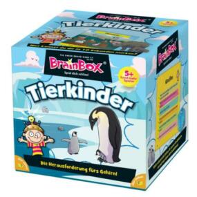 Die Verpackung der Brainbox Tierkinder ist hübsch illustriert und enthält Informationen zum Spiel.