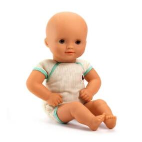 Djeco Babypuppe Stoffkörper green