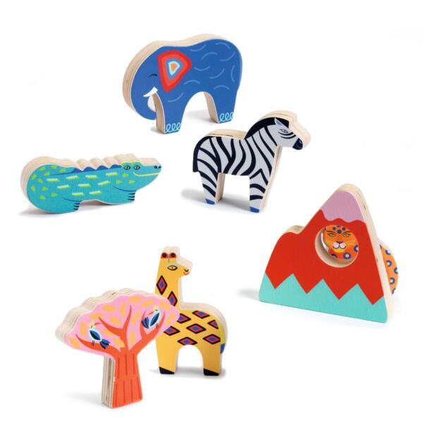 Relief-Puzzle Savanne