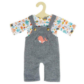 Latzhose und T-Shirt Puppenkleidung