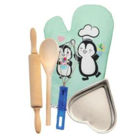 Kinder-Backset Topfhandschuh mit Zubehör