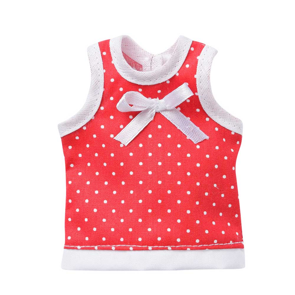 Schwenk Puppenkleid rot mit Schleife