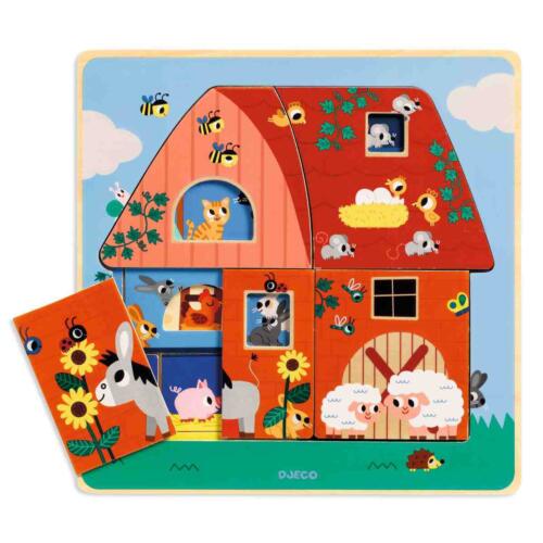 Djeco Lagenpuzzle Bauernhof