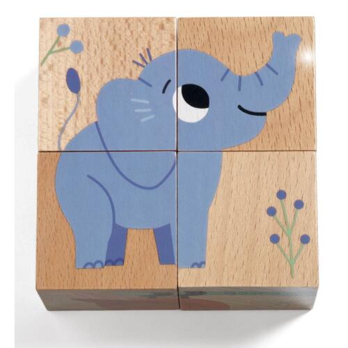 Würfelpuzzle Elefant