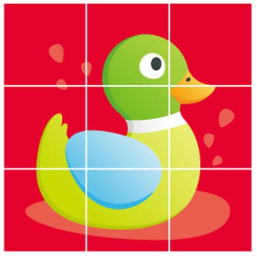 Würfelpuzzle Ente