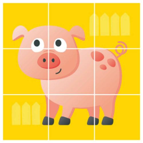 Puzzleklötze Schwein