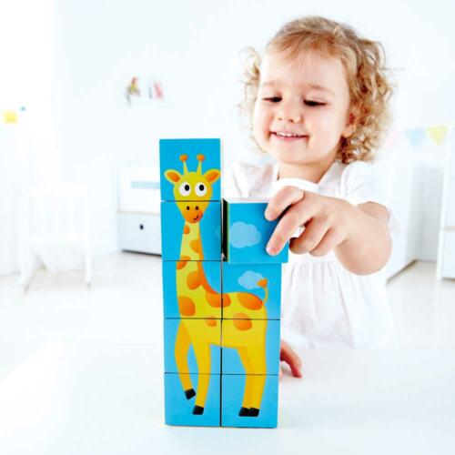Würfelpuzzle Giraffe