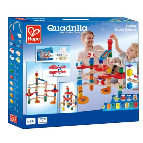 Quadrilla Super Spiralburg, 79 Teile+50 Murmeln – Bild 8