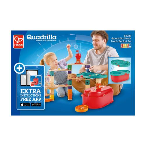Quadrilla Kugelbahn Baukasten-Set, 66 Teile – Bild 6