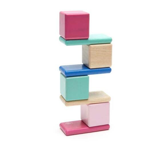 Tegu Magnetische Holzbausteine, pink, 8 Teile – Bild 2