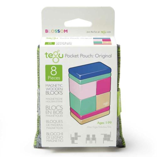 Tegu Magnetische Holzbausteine, pink, 8 Teile – Bild 6