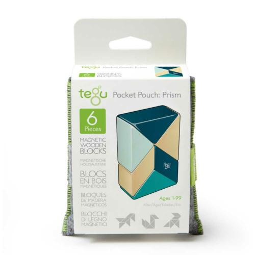 Tegu Magnetische Holzbausteine, blau, 6 Teile – Bild 6