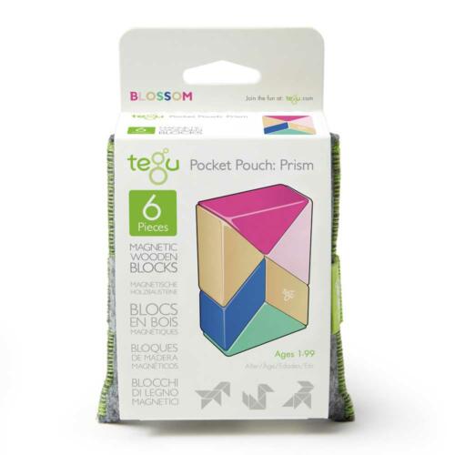Tegu Magnetische Holzbausteine, pink, 6 Teile – Bild 4