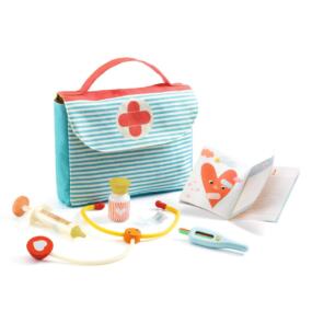 Djeco Puppen Doktorset Tasche mit Zubehör