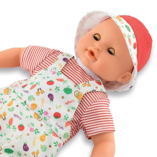Die Schlafaugen sind geschlossen, wenn die Puppe auf dem Rücken liegt.