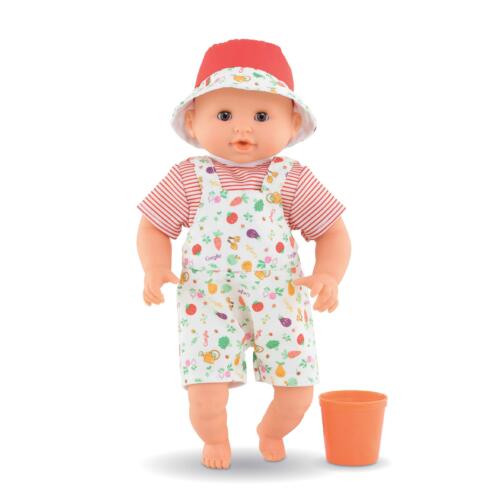 Corolle Badepuppe Calypso mit Spielzeug.