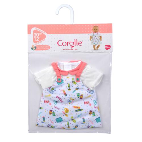Das Puppenkleid in der Verpackung