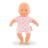 Corolle Mini Calin, die Babypuppe hat einen rosafarbenen Stoffkörper
