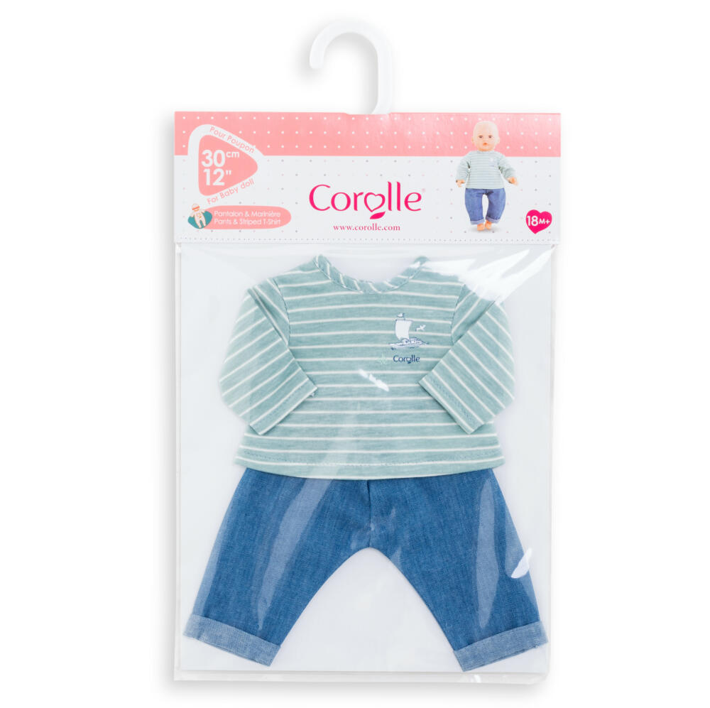 Das Puppenoutfit in der Verpackung des Herstellers.