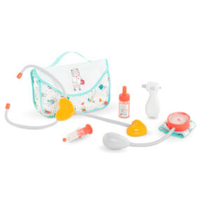 Das große Puppendoktor Set von Corolle enthält eine praktische Arzttasche.