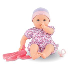 Die Corolle Babypuppe Emilie lutscht an ihrem Daumen