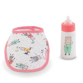 Corolle Babylatz und Nuckelflasche Set