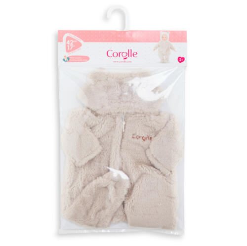Die Verpackung des Kuscheloveralls.
