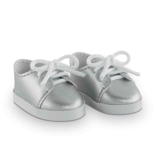 Ma Corolle silberne Puppenschuhe.