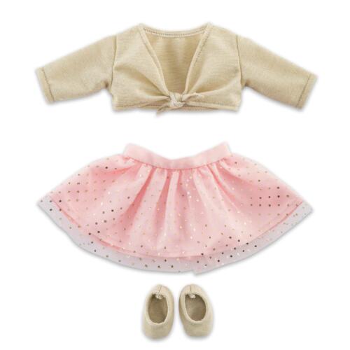 Das Ma Corolle Ballettoutfit besteht aus Oberteil, Rock und Ballerinas.