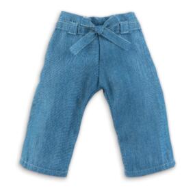 Ma Corolle Jeans blau mit Stoffgürtel.