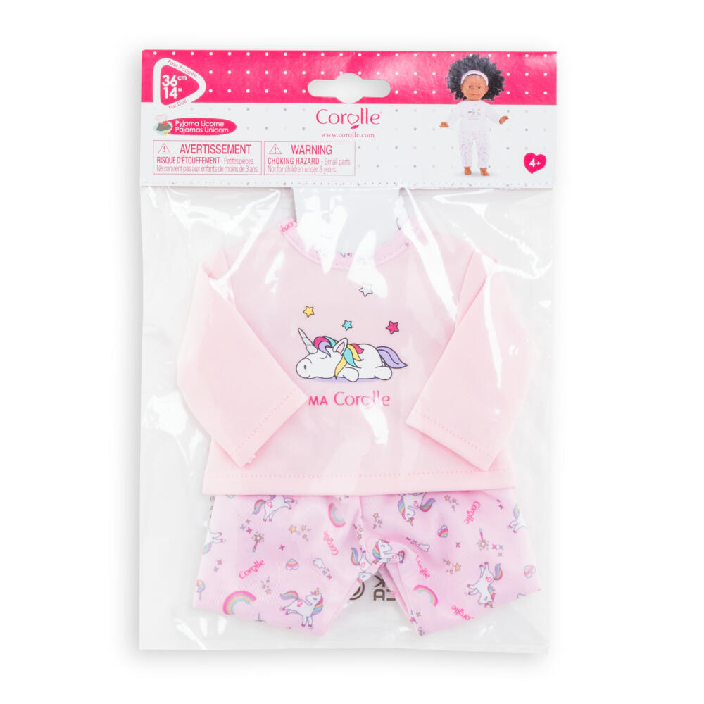 Ma Corolle Pyjama Licorne Rose Pour Poupée 36cm - Vêtement Dès 3 Ans 9000212930