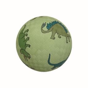 Der Spielball aus Naturkautschuk ist gut zu greifen und zu fangen.
