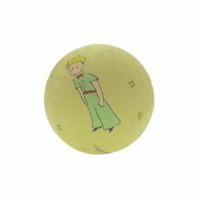 Der Spielball ist mit einem Motiv aus der Geschichte der Kleine Prinz verziert.