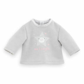 Das Langarmshirt Magischer Abend ist mit einer glitzernden Applikation verziert.