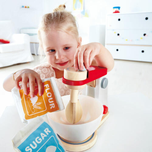 HaPe Mixer und Rührer aus Holz, 4 Teile – Bild 3