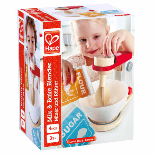 Die Verpackung des Holzspielzeuges.