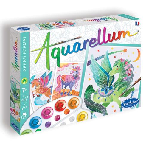 Die Verpackung des Aquarellum Malset ist hübsch illustriert.