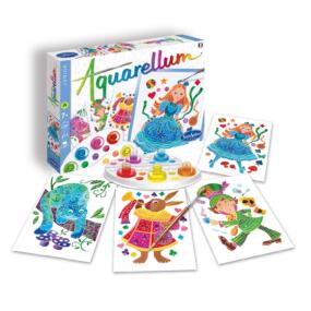Aus dem Bild ist die Produktverpackung mit dem Inhalt des Malset Alice im Wunderland zu sehen.