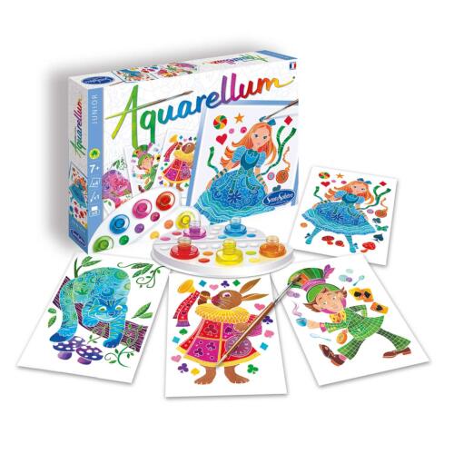 Aus dem Bild ist die Produktverpackung mit dem Inhalt des Malset Alice im Wunderland zu sehen.