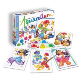 Auf dem Bild ist die Produktverpackung mit dem Inhalt des Aquarellum Malset Alladdin abgebildet.